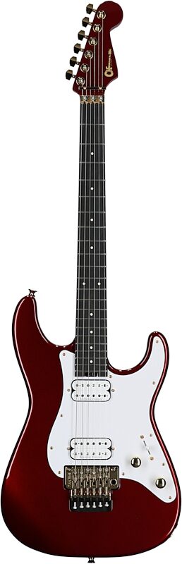 open zoom image for Charvel Pro-Mod Plus So-Cal Style 1 HH FR Electric Guitar, Ebony Fingerboard (with Gig Bag), Candy Apple, Full Straight Front