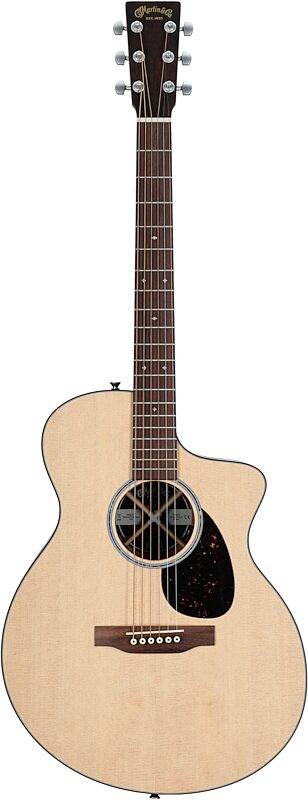 open zoom image for Martin SC-10E Modern Acoustic-Electric Guitar (with Soft Case), New, Full Straight Front
