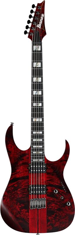 open zoom image for Ibanez RGT1221PB Premium Electric Guitar (with Gig Bag), Stained Wine Red, Full Straight Front