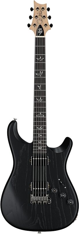 open zoom image for PRS Paul Reed Smith Fiore HH Satin Electric Guitar (with Gig Bag), Black Hyacinth, Full Straight Front