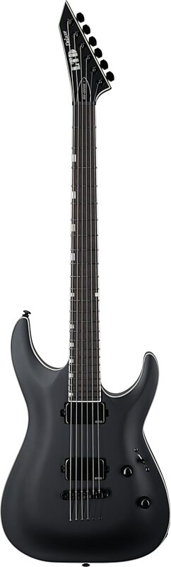 open zoom image for ESP LTD MH-1000B Baritone Electric Guitar, Black Satin, Full Straight Front