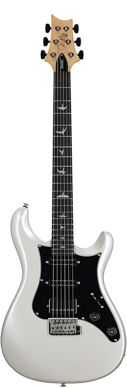 open zoom image for PRS Paul Reed Smith SE Studio Standard Electric Guitar (with Gig Bag), Pearl White, Full Straight Front
