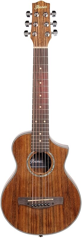 open zoom image for Ibanez EWP14OPN Piccolo Acoustic Guitar, Open Pore Natural, Full Straight Front
