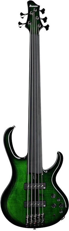 open zoom image for Ibanez SDGB1 Steve DiGiorgio Electric Bass, Dark Moss Burst, Full Straight Front