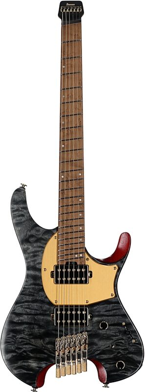 open zoom image for Ibanez Manuel Gardner Fernandes Electric Guitar (with Gig Bag), Obsidian Black, Full Straight Front