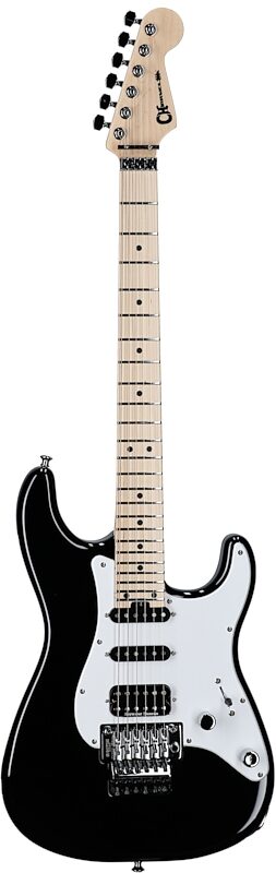 open zoom image for Charvel MJ So-Cal Style 1 HSS FR M Electric Guitar, Gloss Black, Full Straight Front