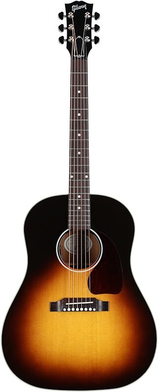 open zoom image for Gibson J-45 Standard Acoustic-Electric Guitar (with Case), Vintage Sunburst, Full Straight Front
