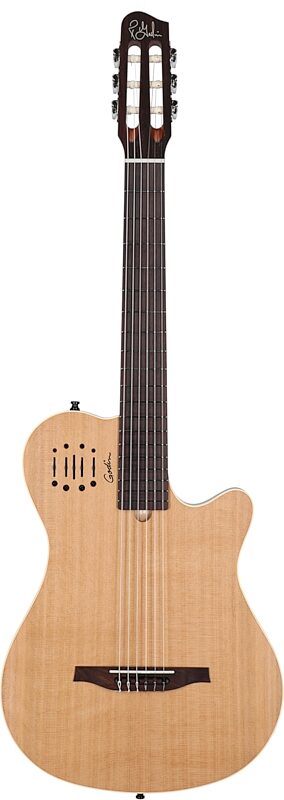 open zoom image for Godin Multiac Grand Concert Encore Classical Acoustic-Electric Guitar, Natural, Full Straight Front