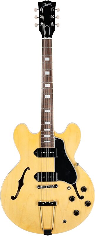 open zoom image for Gibson ES-330 Hollow Body Electric Guitar (with Case), Natural, Full Straight Front