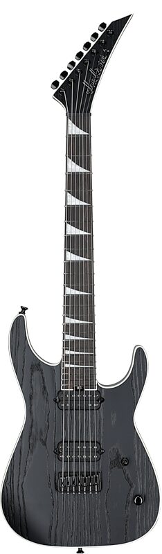 open zoom image for Jackson Pro Jeff Loomis Soloist SL7 HT Electric Guitar, 7-String, Black Ash, Open Box (Very Good), Full Straight Front