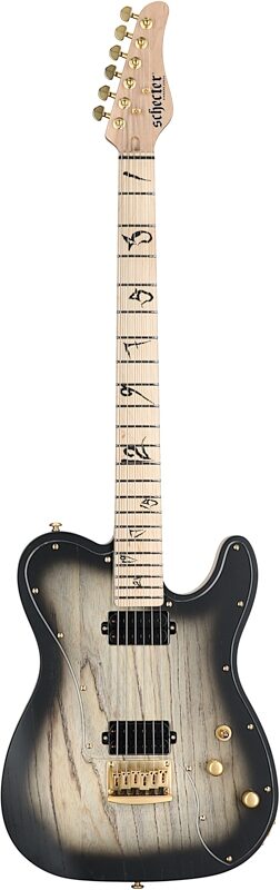 open zoom image for Schecter Meegs PT EX Electric Guitar, Charcoal Burst, Open Box (Very Good), Full Straight Front