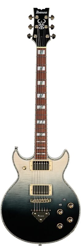 open zoom image for Ibanez AR420 Artist Electric Guitar, Black Mirage Gradation, Full Straight Front