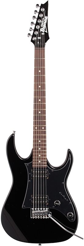 open zoom image for Ibanez GRX20Z Electric Guitar, Black, Full Straight Front