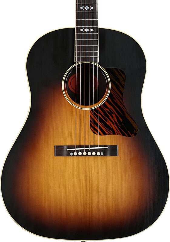 open zoom image for Gibson Historic 1936 Advanced Jumbo Acoustic Guitar (with Case), Vintage Sunburst, Serial Number 21982021, Body Straight Front