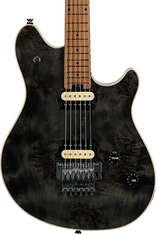 open zoom image for Peavey HP 2 Electric Guitar (with Case), Transparent Black, Serial Number 0ARCDH2300939, Body Straight Front