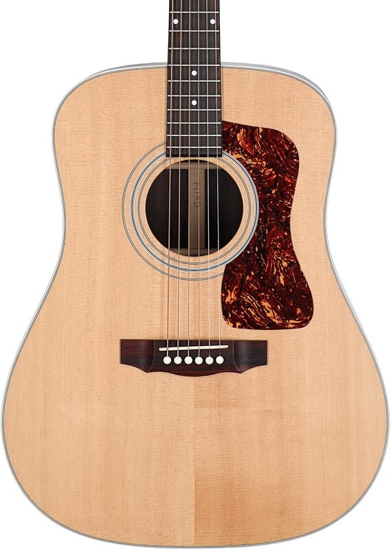 open zoom image for Guild D-50 Standard Dreadnought Acoustic Guitar, Natural, Serial Number C240652, Body Straight Front