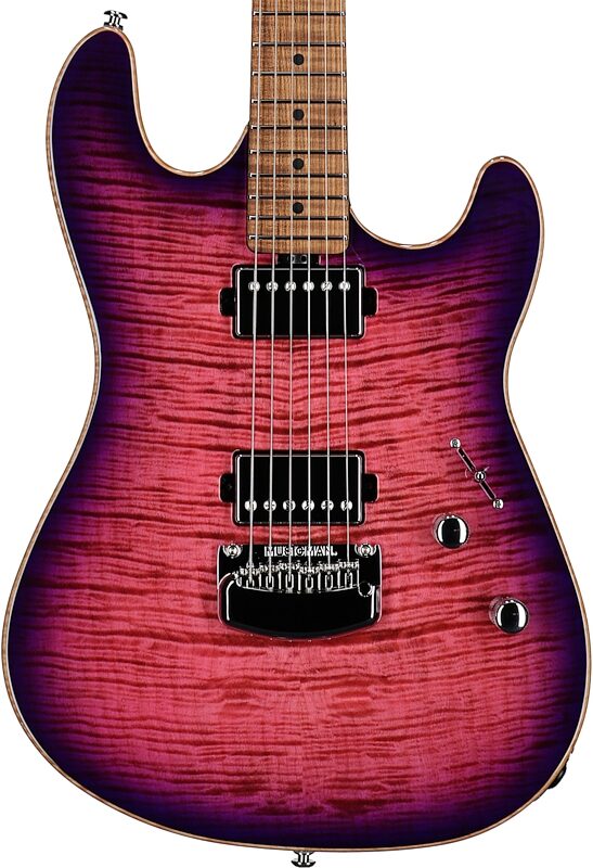 open zoom image for Ernie Ball Music Man Sabre Electric Guitar (with Case), Purple Lotus, Maple Fretboard, Serial Number H07163, Body Straight Front