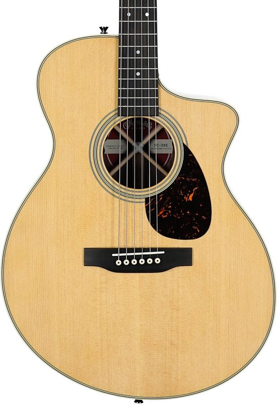 open zoom image for Martin SC-28E Acoustic-Electric Guitar (with Case), Natural, with Fishman Electronics, Serial Number M2913039, Body Straight Front