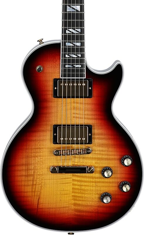 open zoom image for Gibson Les Paul Supreme AAA Figured Electric Guitar (with Case), Fireburst, Serial Number 204150232, Body Straight Front