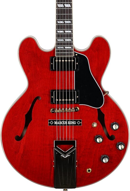open zoom image for Gibson Marcus King ES-345 Electric Guitar (with Case), '60s Cherry, Serial Number 211450323, Body Straight Front