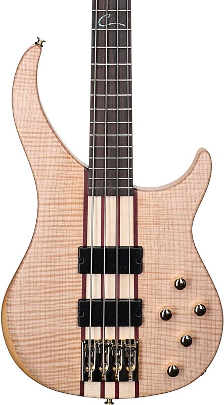 open zoom image for Peavey Cirrus 4 Quilt Maple Electric Bass (with Case), New, Serial Number 0ARCFA2400022, Body Straight Front