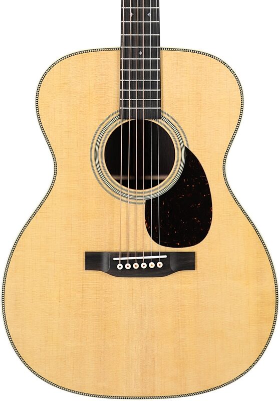 open zoom image for Martin OM-28-v2 Acoustic Guitar (with Case), Natural, Serial Number M2970150, Body Straight Front