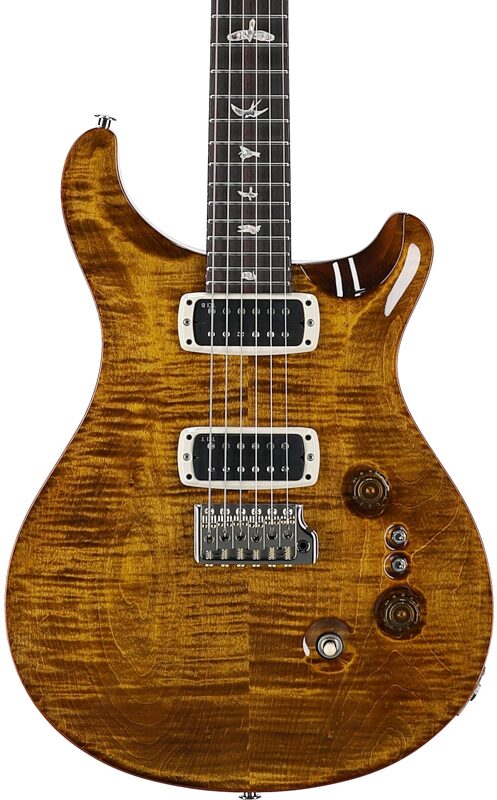 open zoom image for PRS Paul Reed Smith Custom 24-08 Pattern Regular Electric Guitar (with Case), Black Gold, Serial Number 0407677, Body Straight Front