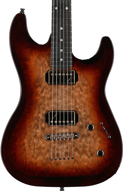 open zoom image for Godin Artisan ST-II EN Electric Guitar (with Case), Whiskey Burst, Serial Number 25314519, Body Straight Front