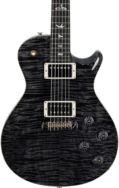 open zoom image for PRS Paul Reed Smith Tremonti Stoptail 10-Top Electric Guitar (with Case), Gray Black, Serial Number 0409487, Body Straight Front