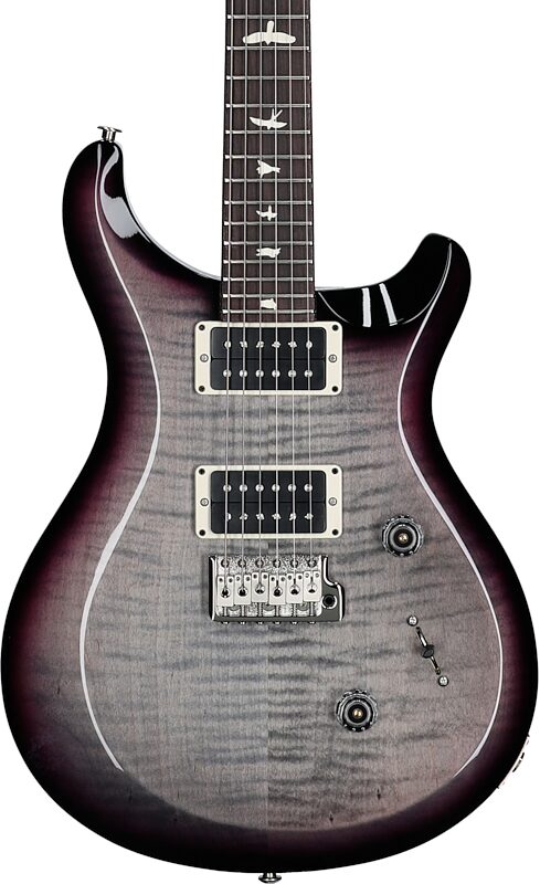 open zoom image for PRS Paul Reed Smith S2 Custom Color 24 Electric Guitar (with Gig Bag), Faded Gray Black Purple Smokeburst, Serial Number S2083693, Body Straight Front