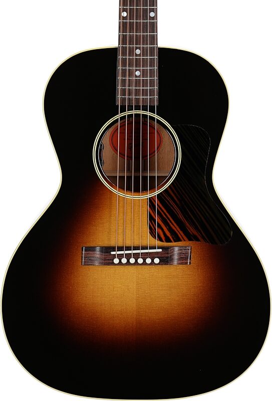 open zoom image for Gibson L-00 Original Acoustic-Electric Guitar (with Case), Vintage Sunburst, Serial Number 22045122, Body Straight Front