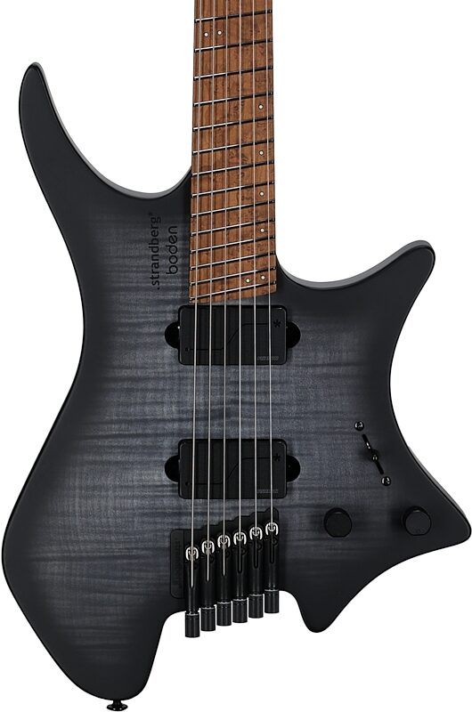 open zoom image for Strandberg Boden Standard Series N2.6 Electric Guitar (with Gig Bag), Black Denim Burst Satin, Serial Number C2507723, Body Straight Front