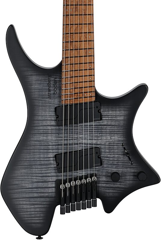 open zoom image for Strandberg Boden Original Series N2.7 Electric Guitar, 7-String, Black Denim Burst Satin, Serial Number C2506452, Body Straight Front
