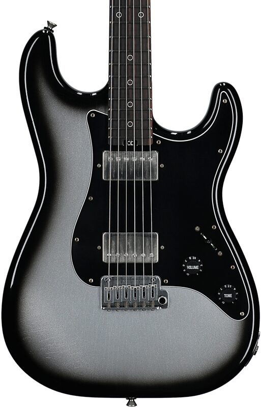 open zoom image for Schecter Nick Johnston Traditional USA HH Electric Guitar (with Case), Atomic Mercury, Serial Number 25-07002, Body Straight Front