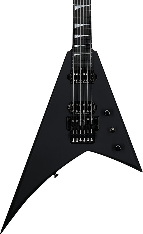 open zoom image for Jackson American Series RR24 Electric Guitar, with Ebony Fingerboard (and Case), Satin Black, Serial Number JAS2550638, Body Straight Front