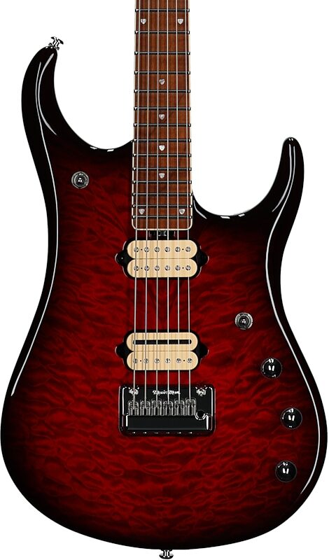 open zoom image for Ernie Ball Music Man JP15 Baritone BFR Electric Guitar (with Case), Cherry Creamsicle, Serial Number D01404, Body Straight Front