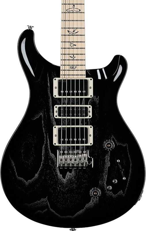 open zoom image for PRS Paul Reed Smith Swamp Ash Special Maple Electric Guitar (with Gig Bag), Black Doghair, Serial Number 0411822, Body Straight Front