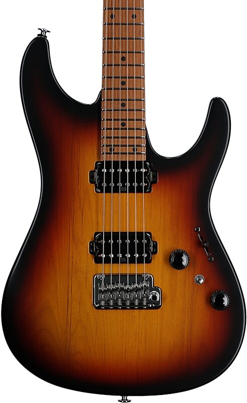 open zoom image for Ibanez AZ2402 Prestige Electric Guitar (with Case), Tri Fade Burst, Serial Number 210002F2527817, Body Straight Front