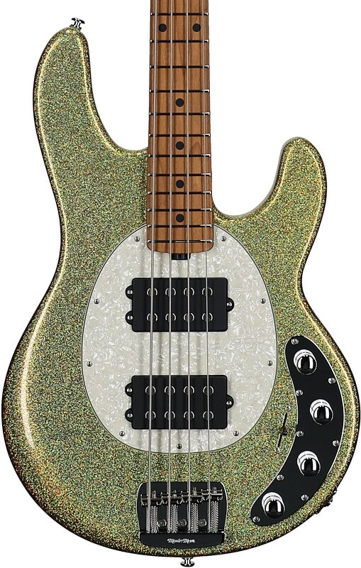 open zoom image for Ernie Ball Music Man StingRay Special HH Electric Bass (with Case), Yellow Brick Road, Roasted Maple Fretboard, Serial Number K11603, Body Straight Front