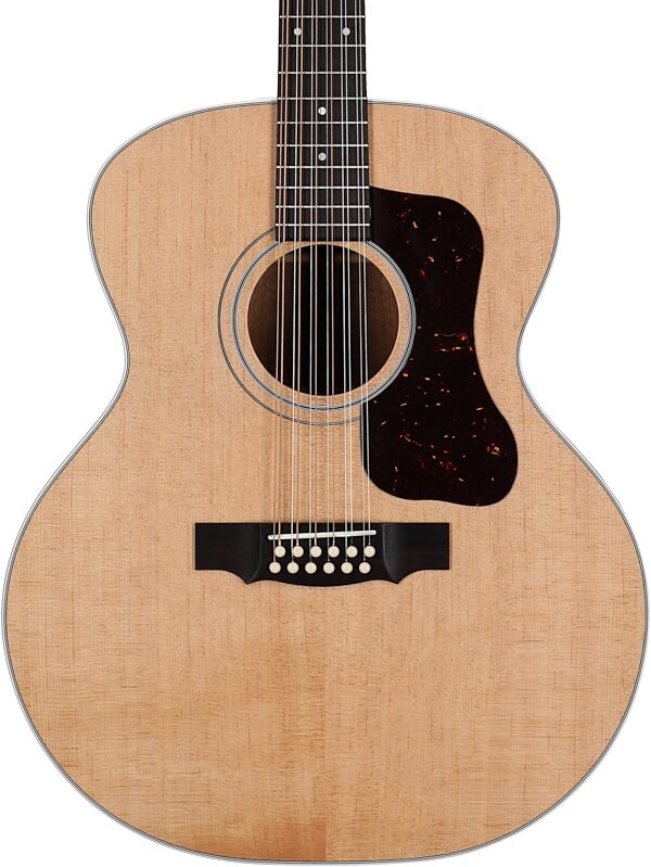 open zoom image for Guild F-412 Standard Acoustic Guitar, 12-String (with Case), Natural, Serial Number US251197, Body Straight Front