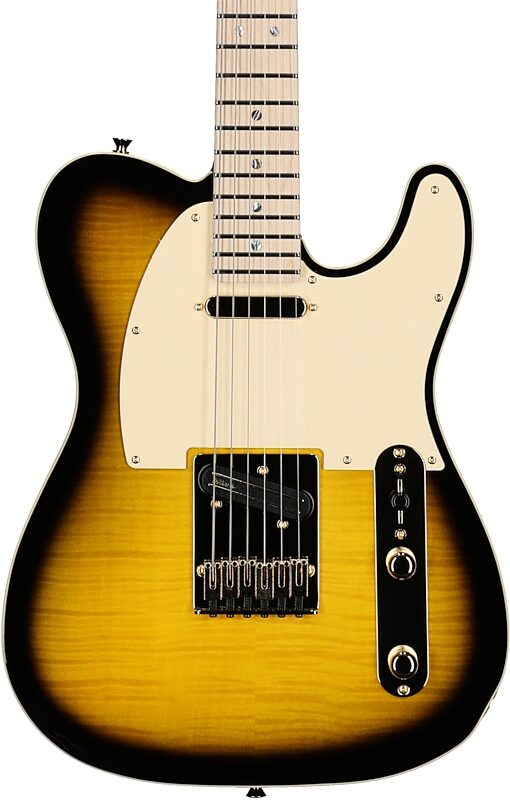 open zoom image for Fender Richie Kotzen Telecaster Electric Guitar (Maple Fingerboard), Brown Sunburst, Serial Number JD25024754, Body Straight Front