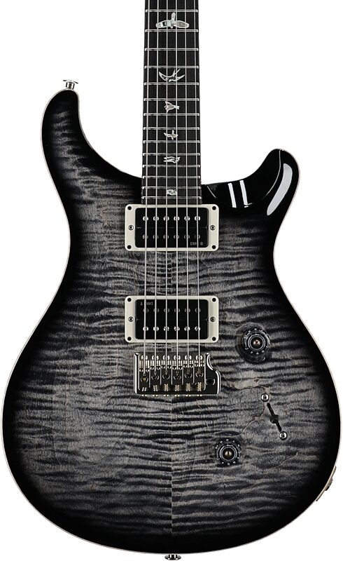open zoom image for PRS Paul Reed Smith Custom 24 Gen III Electric Guitar (with Case), Charcoal Burst, Serial Number 0419521, Body Straight Front