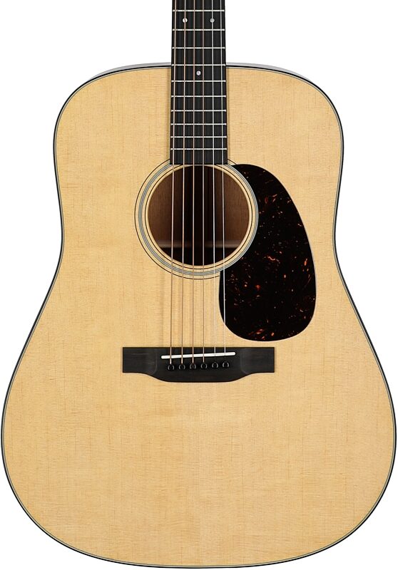 open zoom image for Martin D-18-v2 Satin Acoustic Guitar (with Case), Natural, Serial Number M3034210, Body Straight Front
