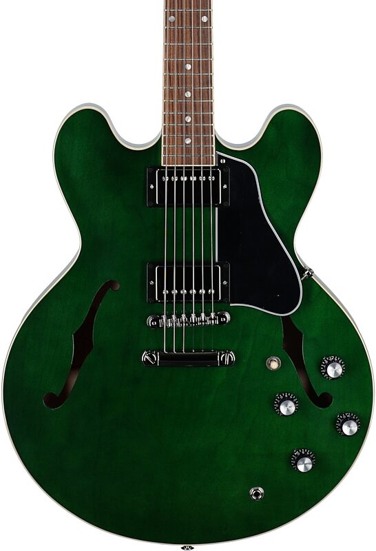 open zoom image for Gibson ES-335 Electric Guitar (with Case), Spearmint, Serial Number 200860160, Body Straight Front