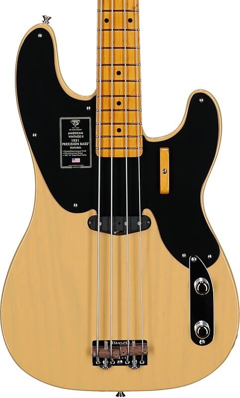 open zoom image for Fender 75th American Vintage II 1951 Precision Electric Bass, Butterscotch, Serial Number US750351A, Body Straight Front