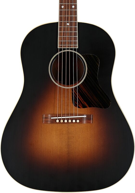 open zoom image for Gibson Custom Shop Historic 1934 Jumbo VOS Acoustic Guitar (with Case), Vintage Sunburst, Serial Number 20536001, Body Straight Front