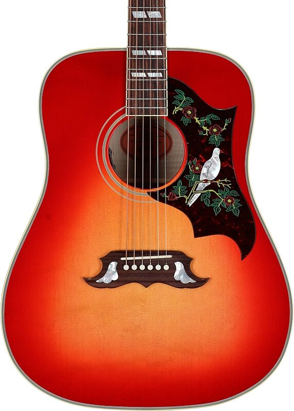 open zoom image for Gibson Dove Original Acoustic-Electric Guitar (with Case), Vintage Cherry, Serial Number 20616131, Body Straight Front