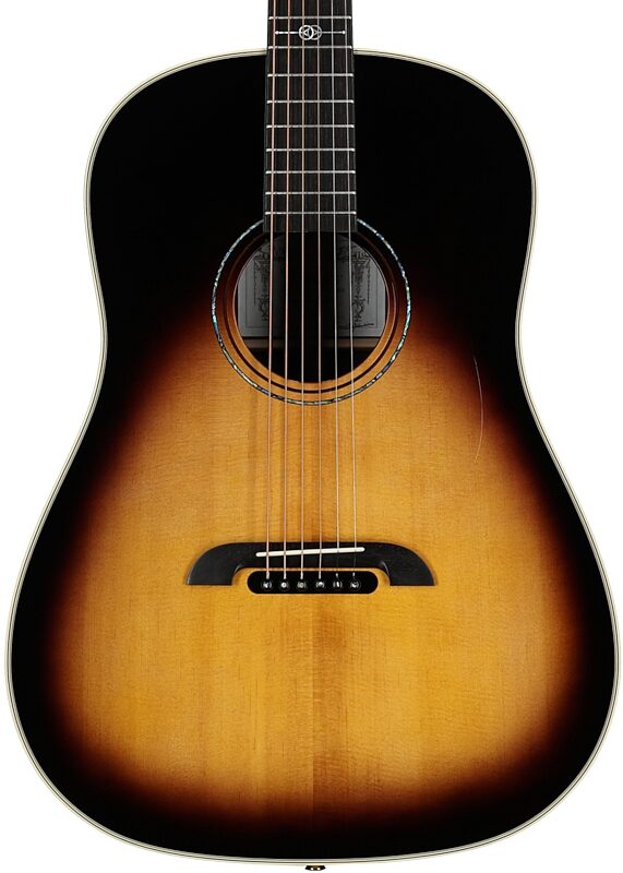 open zoom image for Alvarez Yairi DYMR70 Masterworks Dreadnought Acoustic Guitar (with Case), Sunburst, Serial Number 76746, Body Straight Front