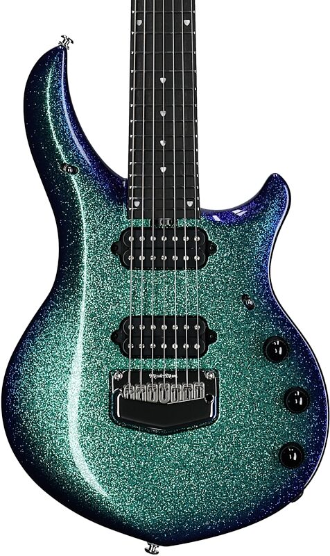 open zoom image for Ernie Ball Music Man Majesty 7 Premium Select Electric Guitar, 7-String, Ka'anapali Dream, Chrome Hardware, Serial Number M021603, Body Straight Front