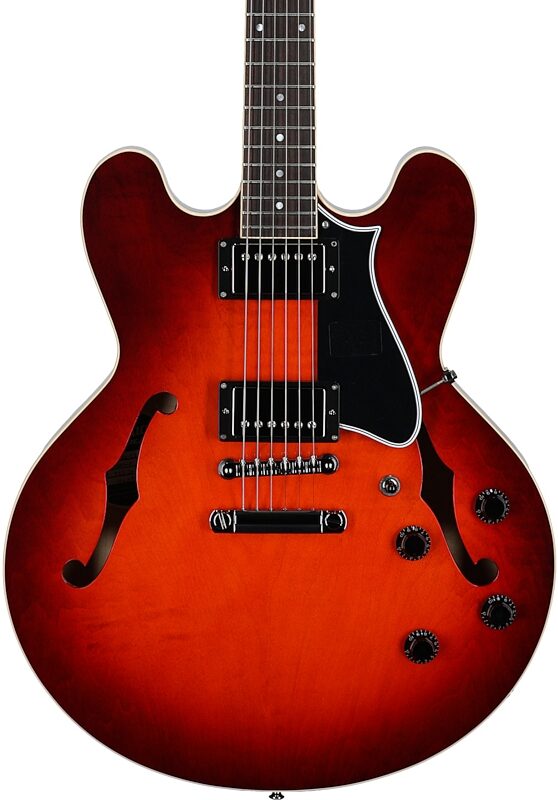 open zoom image for Heritage Standard II Collection H-535 Electric Guitar (with Case), Chestnut Burst, Serial Number 1260940, Body Straight Front